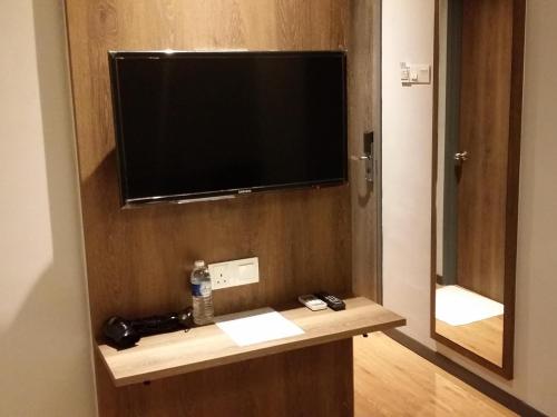 Koupelna v ubytování Go Hotel