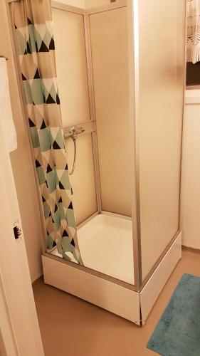 Phòng tắm tại Leite Gård near Atlantic Road in Hustadvika