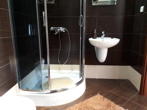 Kúpeľňa v ubytovaní Apartamenty Otylka