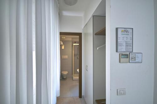 Koupelna v ubytování Hotel L'Approdo