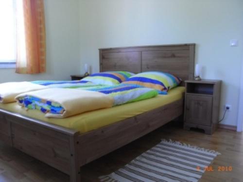Postel nebo postele na pokoji v ubytování Landhaus Klein Kubitz WE8864
