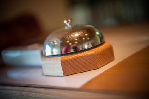 a glass dome sitting on top of a table at Resort Amadeus-Landhaus Amadeus in Gröbming