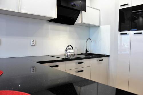 Dapur atau dapur kecil di JAB Apartments Panoramika Business & Family