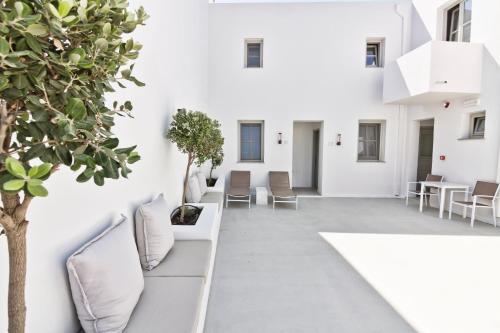 Zona de estar de Lindos Comfy Suites
