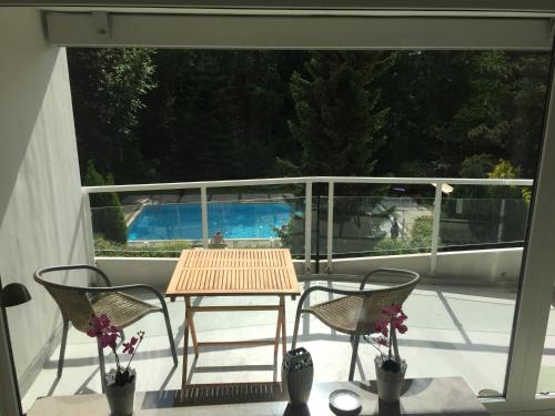 Πισίνα στο ή κοντά στο Apartment Sonne