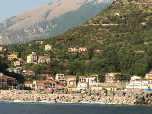 a town on the shore of a body of water at B&B Le Tre Casette in Maratea