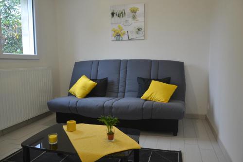 Posezení v ubytování Gîte au Haras