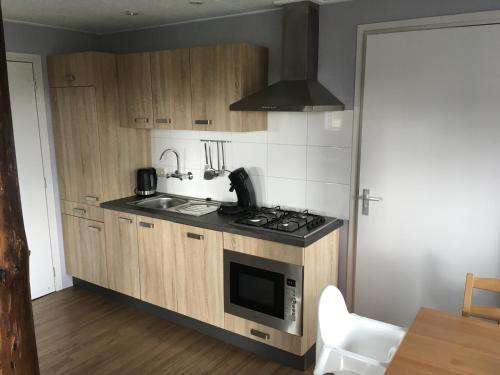 Η κουζίνα ή μικρή κουζίνα στο Appartement Halfweg