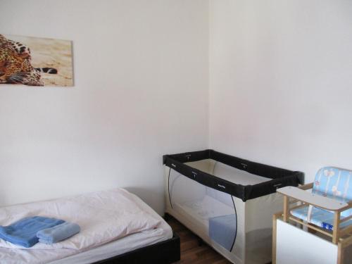 Cama o camas de una habitación en Maisonette /Fewo Kopp III