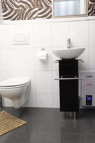 Koupelna v ubytování Oase der Ruhe