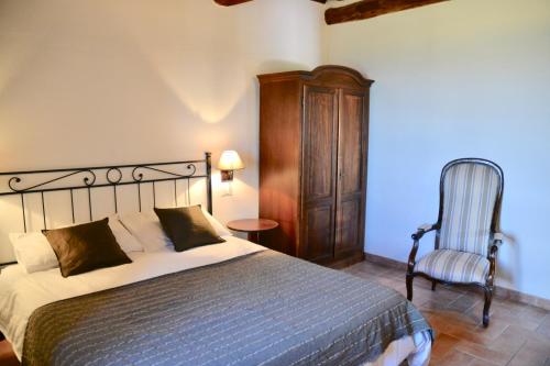 Katil atau katil-katil dalam bilik di Vitabella Toscana