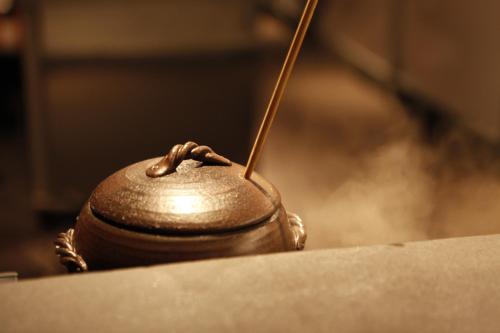 a metal object with a stick sticking out of it at Yamagata The Takinami in Nanyo