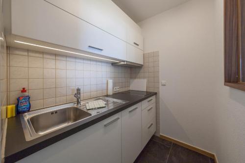Kuchyň nebo kuchyňský kout v ubytování Gasthaus Seeblick