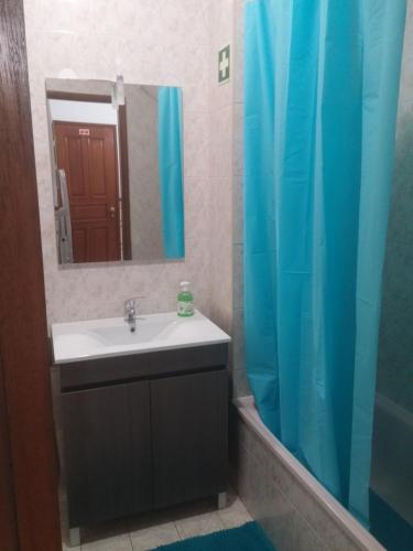 Phòng tắm tại Casa Carmo