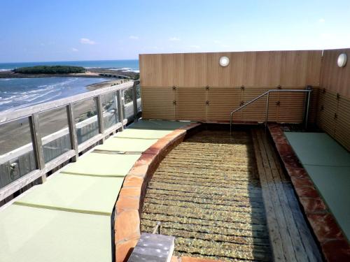 Μπαλκόνι ή βεράντα στο Aoshima Grand Hotel