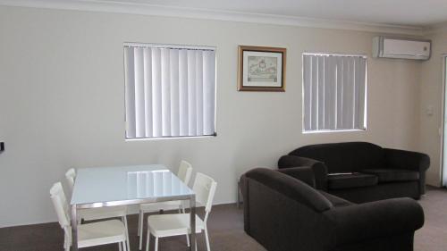 Χώρος καθιστικού στο Parkside Apartments Parramatta