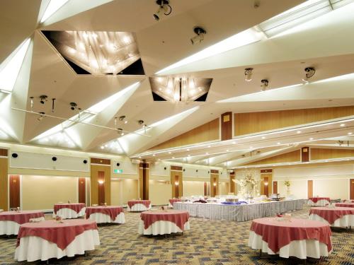 Restaurace v ubytování Hotel Crown Palais Kitakyushu