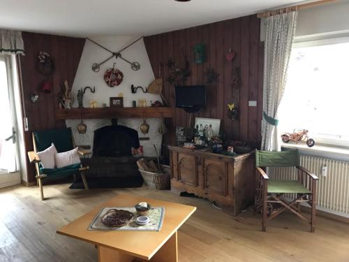 Posezení v ubytování Casa Lupo