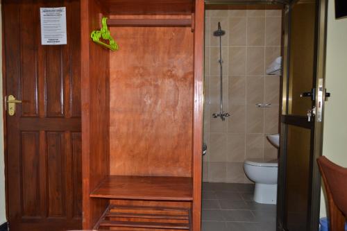 Koupelna v ubytování Barcelona Lodge