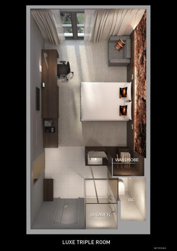 Půdorys ubytování Heeton Concept Hotel – Luma Hammersmith
