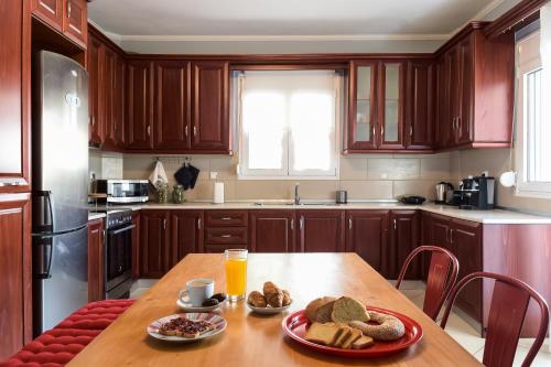Una cocina o zona de cocina en Meteora View Modern Apartments