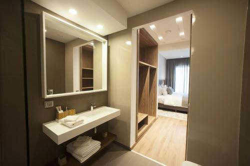 Ett badrum på Ocean Park Appart Hotel