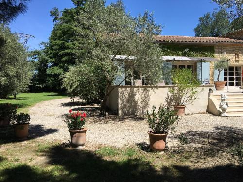 Jardín al aire libre en La Bastide des Anges