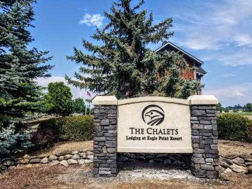 a sign for the charters ranch in their new park farm at Resort at Eagle Point Golf Club Lodging in Medford