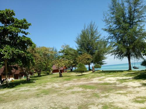 Landskap semula jadi dekat dengan resort
