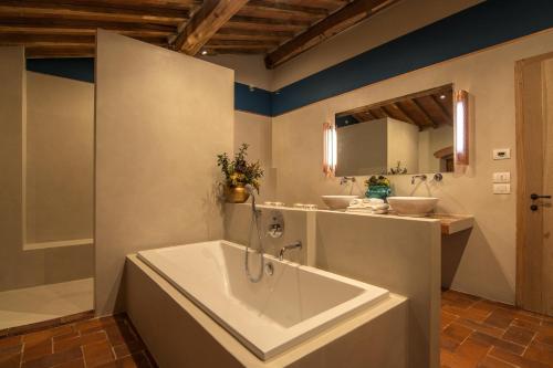 Ett badrum på Il Verreno