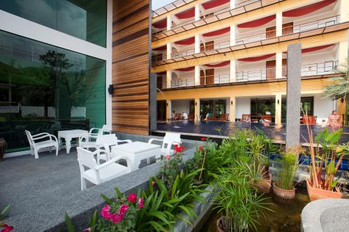 Balkoni atau teres di Keeree Ele Resort