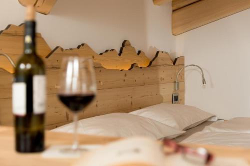 Getränke in der Unterkunft Hotel Garni Lastei