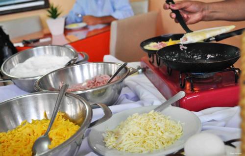 Jídlo v hotelu nebo okolí