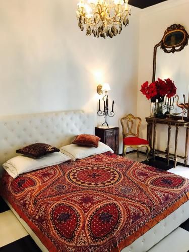 Katil atau katil-katil dalam bilik di B&B dell'orologio