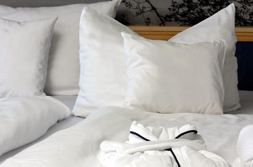Hotel Haus Chorinにあるベッド