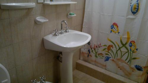 Koupelna v ubytování BAMBÚ Apart