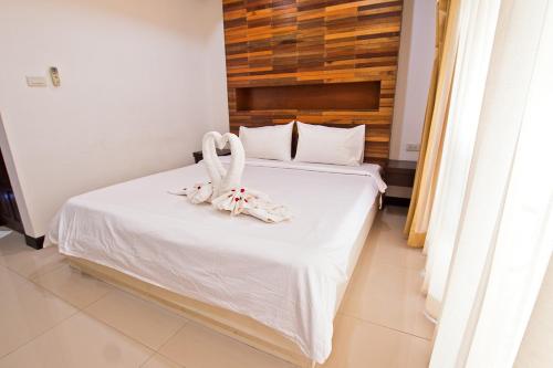 Katil atau katil-katil dalam bilik di V Condominium Samui