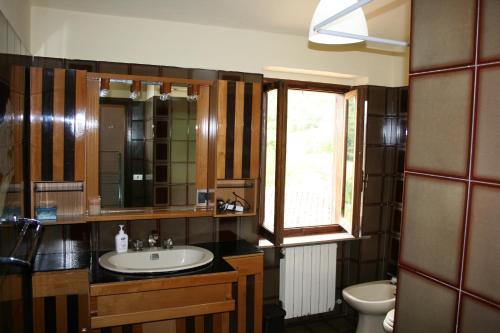 Koupelna v ubytování Valle del Belvedere