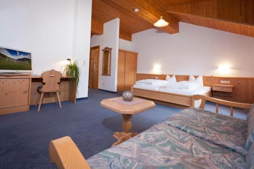 Postel nebo postele na pokoji v ubytování Ferienhaus Auer