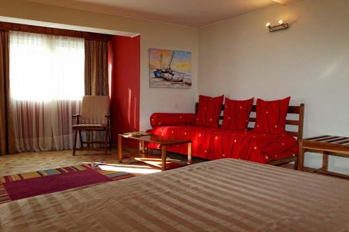 Posezení v ubytování Palm Hotel