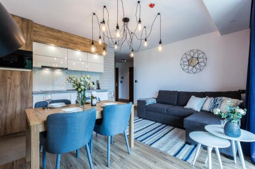 Kuchyň nebo kuchyňský kout v ubytování Aparthotel Góralski Spa & Restaurant