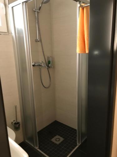 Bathroom sa Kraftwerk Relax Motel