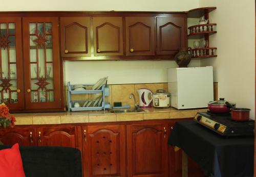 Η κουζίνα ή μικρή κουζίνα στο Navora
