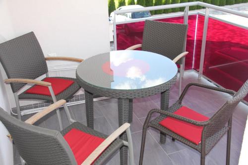 Zona de estar de Zafír Sziget Apartman