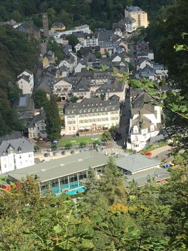 a view of a town with a building at Dolcevita in Bad Bertrich