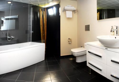 Koupelna v ubytování Tempo Hotel Caglayan