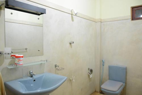 Koupelna v ubytování Hotel Thilon