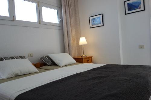 Cama o camas de una habitación en Taidia Sunset View