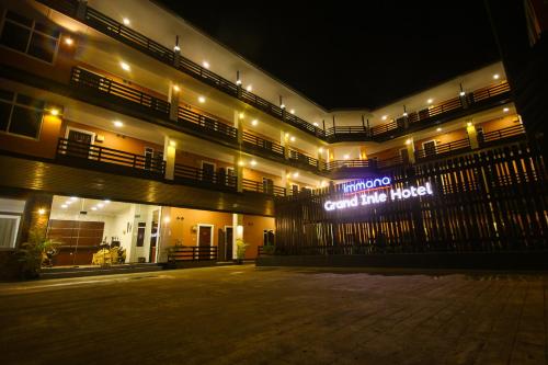El edificio en el que está el hotel