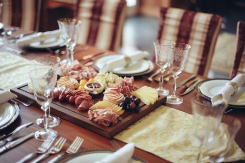 Jídlo v venkovského domu nebo okolí